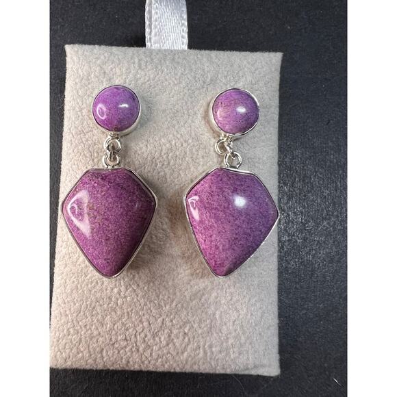 NEW Jay King stichtite sterling silver earrings - Picture 7 of 12